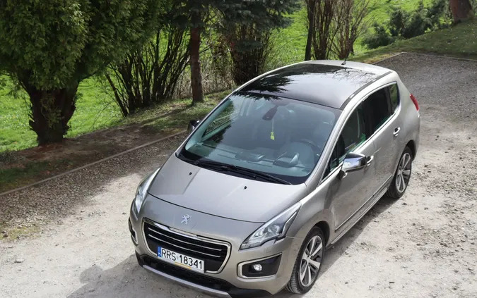samochody osobowe Peugeot 3008 cena 42000 przebieg: 220000, rok produkcji 2014 z Jeziorany